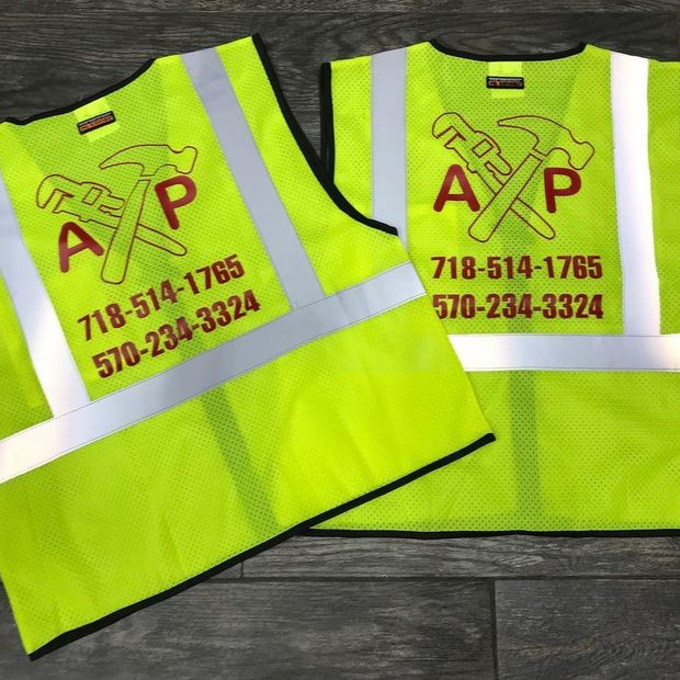customized branded construction security usher logo branded company safety work vest reflective jacket design and printing in lagos abuja nigeria